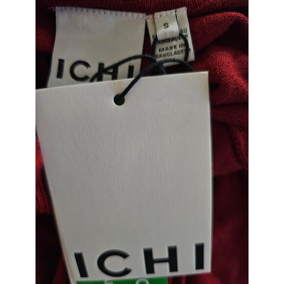 Ichi IHMAFA Pullover Turtleneck Sweater Size Small, Color Red Dahlia - Picture 6 of 7